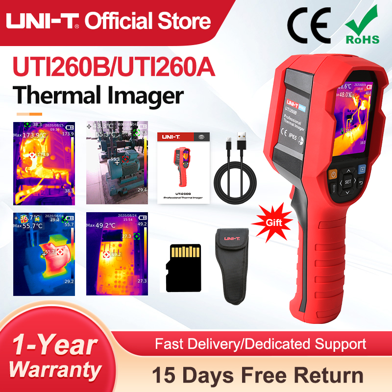 Thermal Imaging Camera 256X192 - กล้องถ่ายภาพความร้อน UNI-T UTI260B UTI260A ความละเอียด 256x192