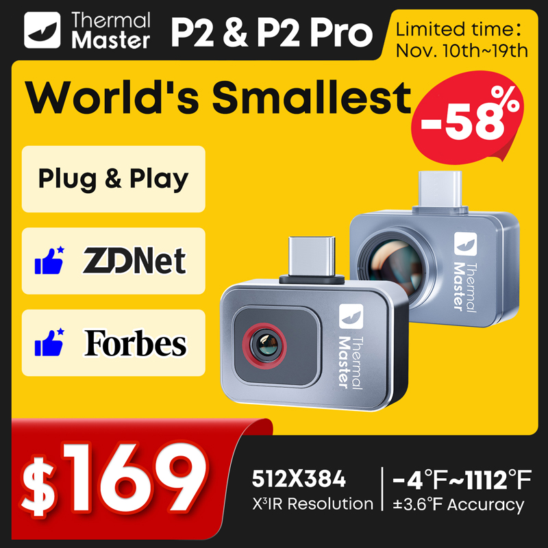 กล้องถ่ายภาพความร้อน P2//P2Pro - Infiray P2 Pro Macro Lens บทวิจารณ์และราคา