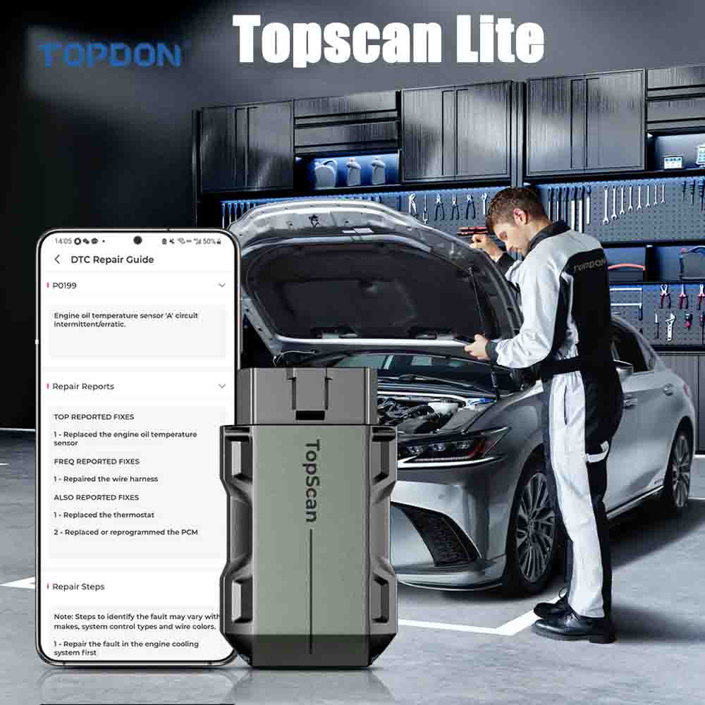 เครื่องมือสแกนวินิจฉัยรถยนต์ T - Topdon Tc001 Thermal Camera บทวิจารณ์และราคา