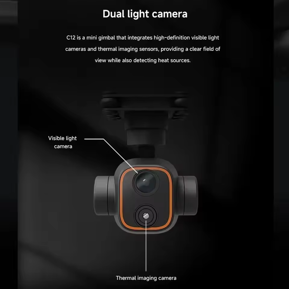 APStoreSkydroid C12 กล้องถ่ายภ - Thermal Imager Drone Gimbal บทวิจารณ์และราคา